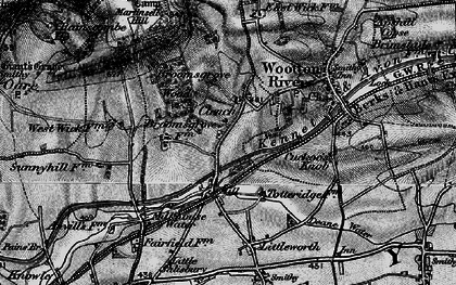 Old map of Broomsgrove Wood in 1898