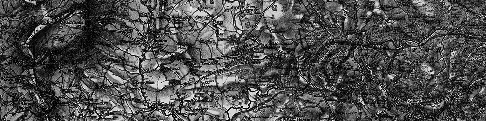 Old map of Cleobury Mortimer in 1899