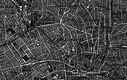 Old map of Clerkenwell in 1896