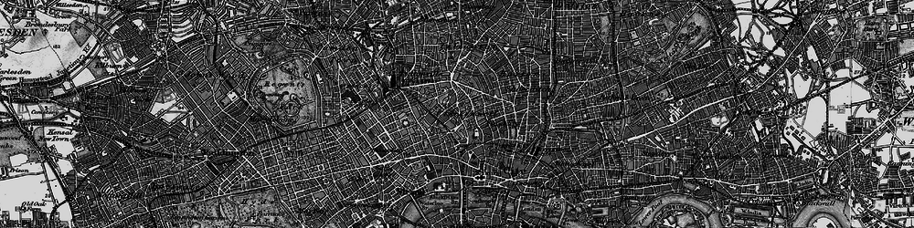 Old map of Clerkenwell in 1896