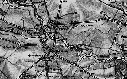 Old map of Cleveley in 1896