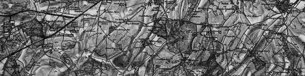 Old map of Cliddesden in 1895