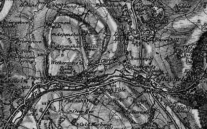 Old map of Cliff in 1896
