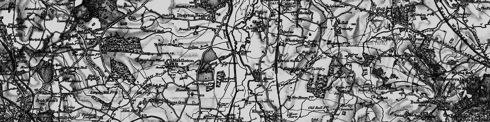 Old map of Birmingham & Fazeley Canal in 1899