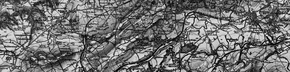Old map of Bowley Hill in 1896
