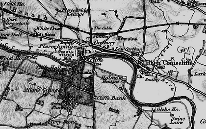 Old map of Cliffe in 1897