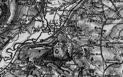 Old map of Clifton in 1897