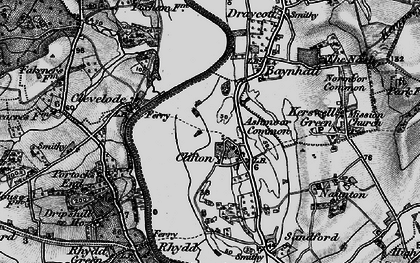 Old map of Clevelode in 1898