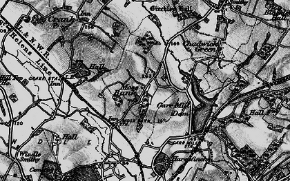 Old map of Clinkham Wood in 1896
