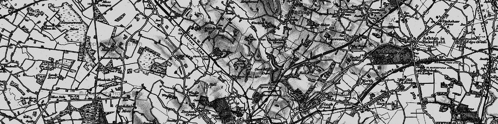 Old map of Clinkham Wood in 1896
