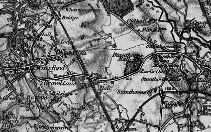Old map of Clive in 1896