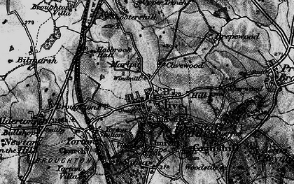 Old map of Clive in 1899