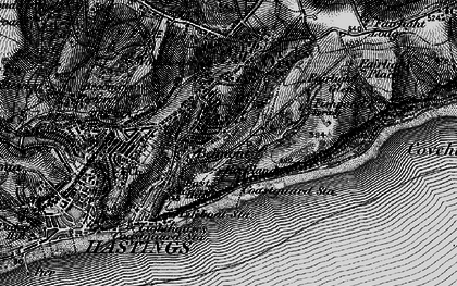 Old map of Clive Vale in 1895