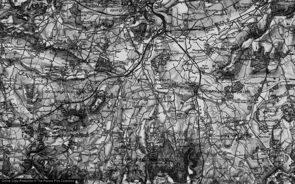 Old Map of Closworth, 1898 in 1898