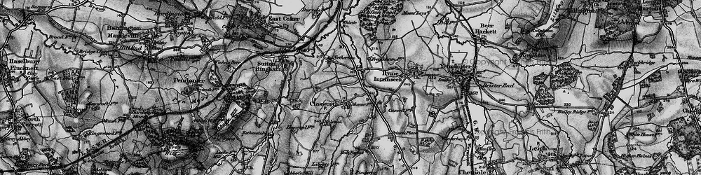 Old map of Closworth in 1898