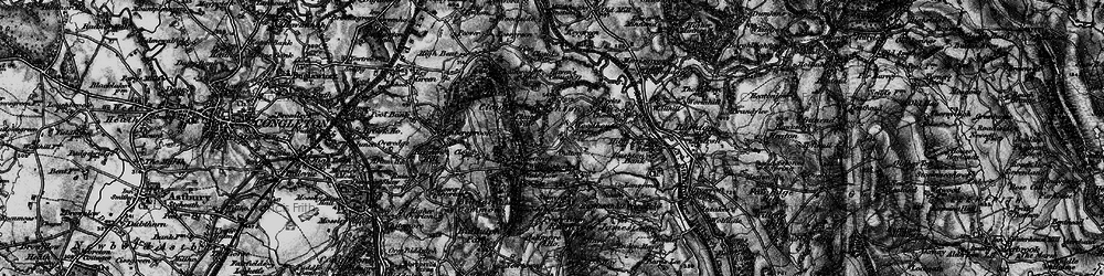 Old map of Cloud Side in 1897