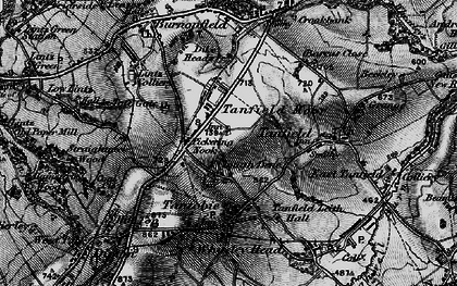 Old map of Clough Dene in 1898