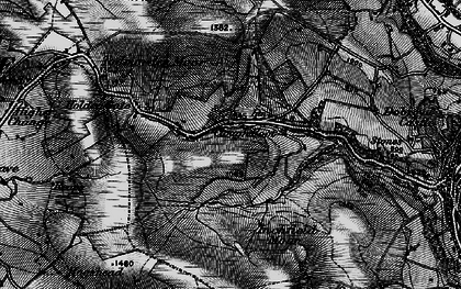 Old map of Clough Foot in 1896