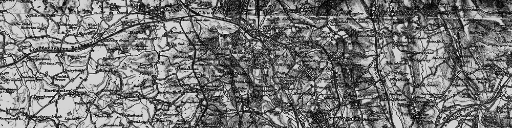 Old map of Clough Hall in 1897