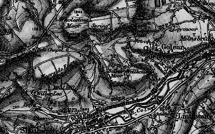 Old map of Bolster Moor in 1896