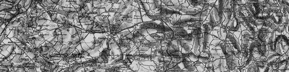 Old map of Clowance Wood in 1896