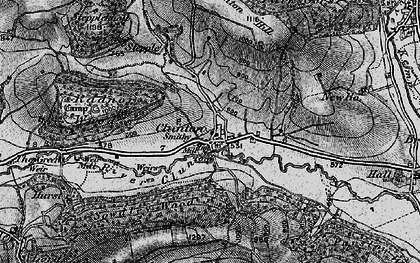 Old map of Clunton in 1899