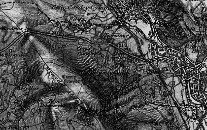 Old map of Clwydyfagwyr in 1898
