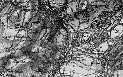 Old map of Clydach in 1897
