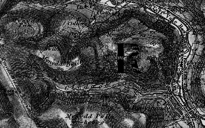 Old map of Clydach Vale in 1897