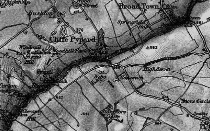 Old map of Clyffe Pypard in 1898