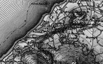 Old map of Clynnog-fawr in 1899