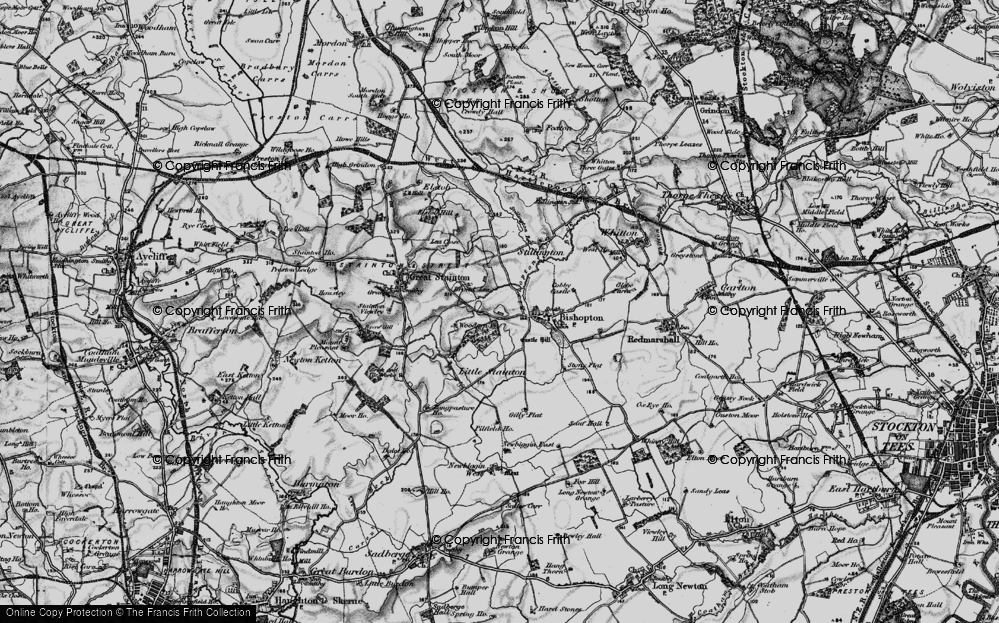 Old Map of Coal Bank, 1898 in 1898