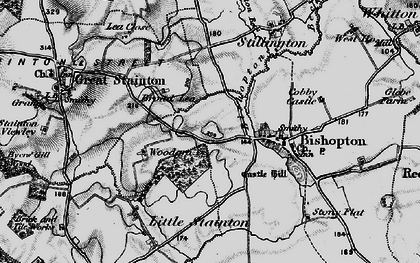 Old map of Coal Bank in 1898