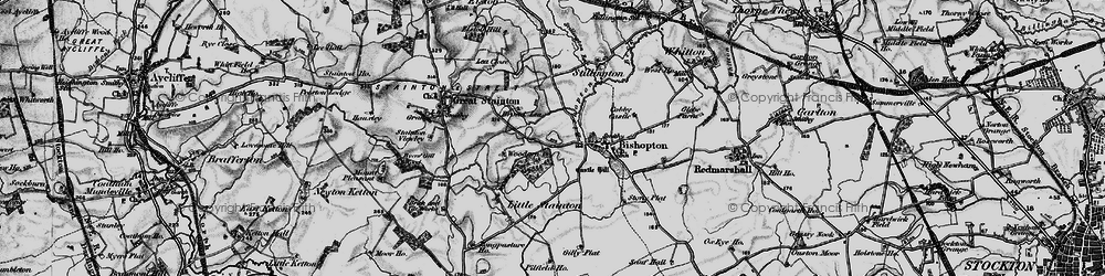 Old map of Coal Bank in 1898