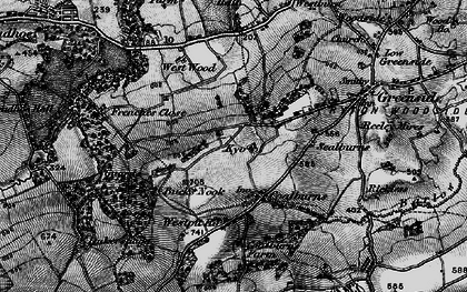Old map of Bradley Fell in 1898