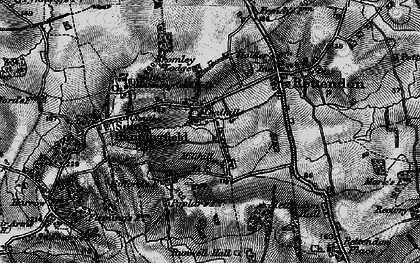 Old map of Bromley Lodge in 1896