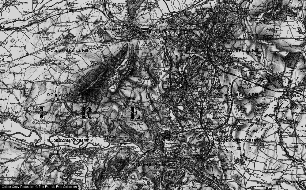 Old Map of Coalmoor, 1899 in 1899