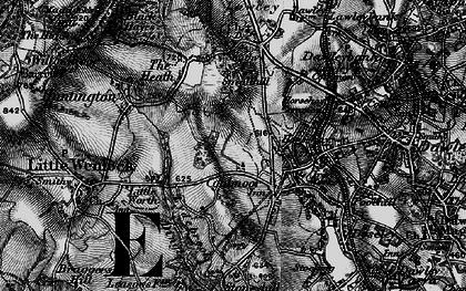 Old map of Coalmoor in 1899