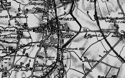 Old map of Coalpit Field in 1899
