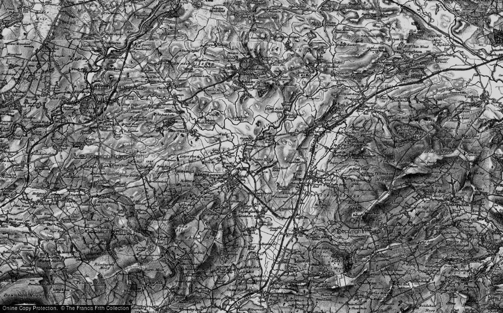 Old Map of Coates, 1898 in 1898