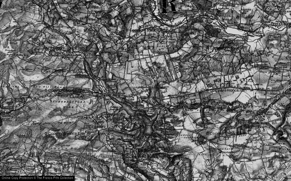 Old Map of Cobby Syke, 1898 in 1898