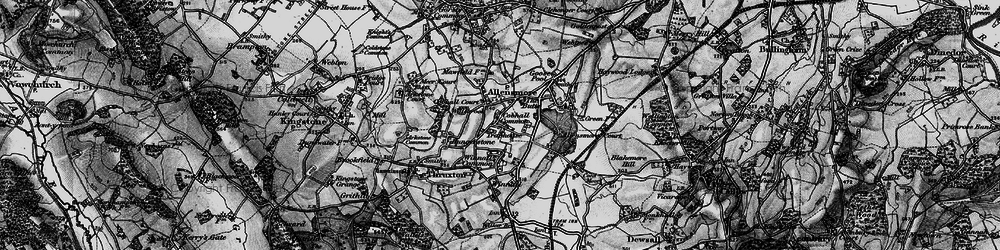 Old map of Cobhall Common in 1898