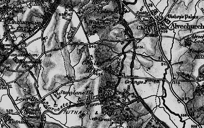 Old map of Cobley Hill in 1898