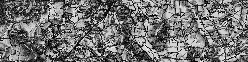 Old map of Cobley Hill in 1898