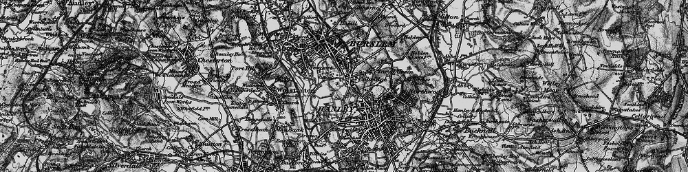 Old map of Cobridge in 1897