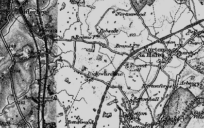Old map of Betton Wood in 1897