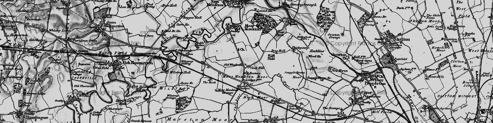 Old map of Cock Hill in 1898