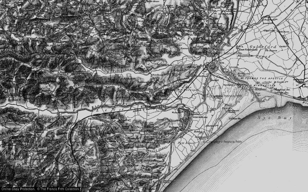 Old Map of Cock Marling, 1895 in 1895