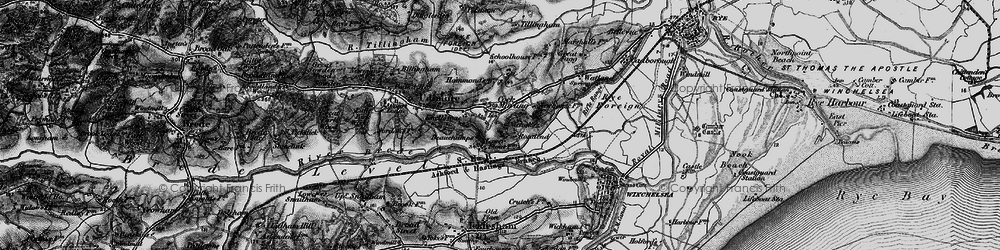 Old map of Cock Marling in 1895