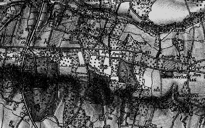 Old map of Boughton Monchelsea Place in 1895